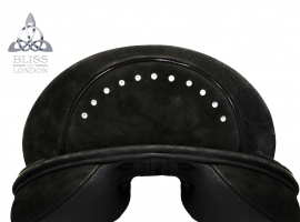 BLACK NUBUCK 11 CLEAR DIAMANTE ARCH 