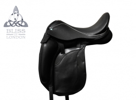 Paramour Dressage Black Calf White Welt